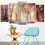 Autumn Leaves Tree Landscape Canvas Wall Art