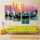 Covered Canoes Canvas Wall Art