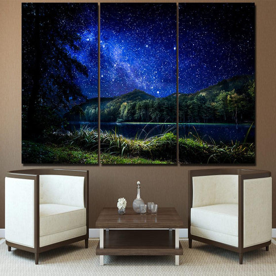 Starry Sky Canvas Wall Art