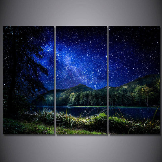 Starry Sky Canvas Wall Art