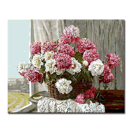 Lovely Wedding Flowers - DIY Painting by Numbers Kit
