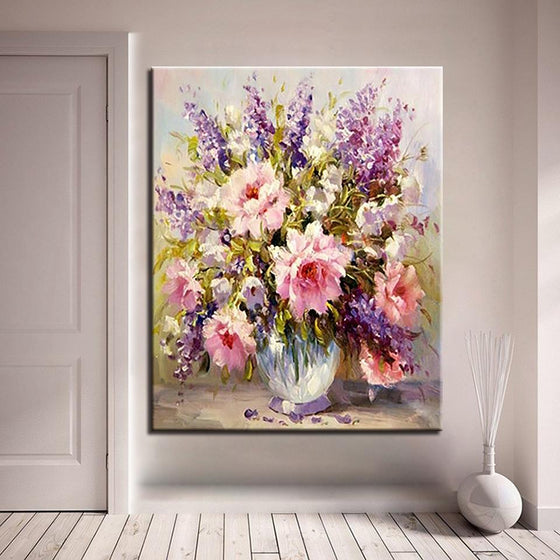 Colorful Flowers Bouquet - DIY Painting by Numbers Kit