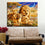 Lion Family Portrait - DIY Painting by Numbers Kit