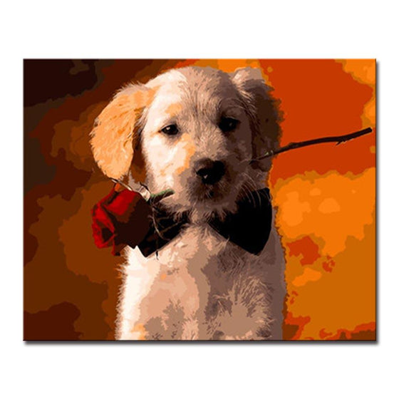 Dog Love - DIY Painting by Numbers Kit