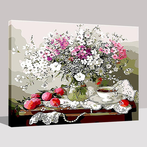 Apple Gypsophila Paniculata - DIY Painting by Numbers Kit