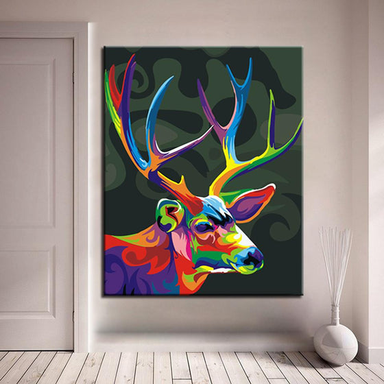 Iridescence Deer - DIY Painting by Numbers Kit