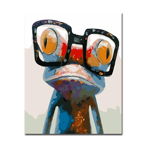 Myopia Chameleon Eyeglasses - DIY Painting by Numbers Kit