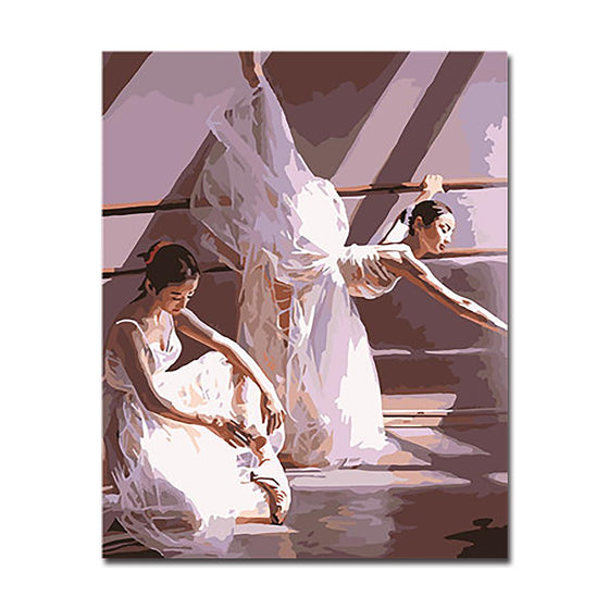 Elegant Ballet Performance - DIY Painting by Numbers Kit