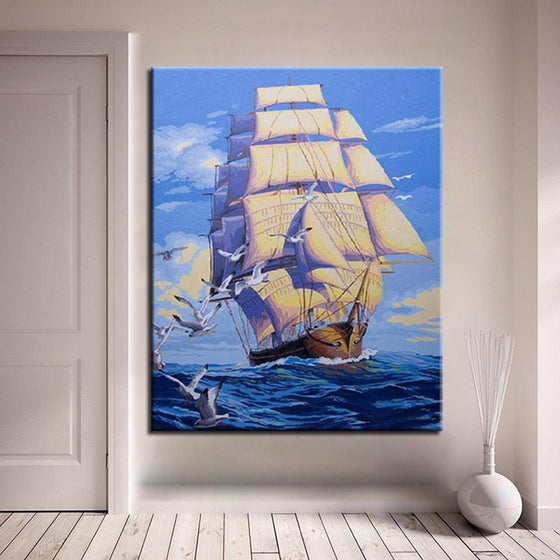 Smooth Sailing - DIY Painting by Numbers Kit