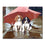 Cute Puppies Under Umbrella - DIY Painting by Numbers Kit