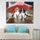 Cute Puppies Under Umbrella - DIY Painting by Numbers Kit