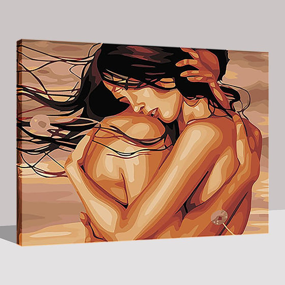 True Love's Embrace - DIY Painting by Numbers Kit