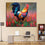 Rooster In A Garden - DIY Painting by Numbers Kit