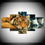 Animal Tiger Scenery Paintings Canvas Wall Art