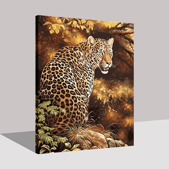 Strong Leopard - DIY Painting by Numbers Kit