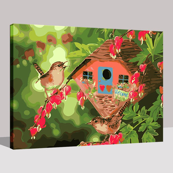 Bird Safe House - DIY Painting by Numbers Kit