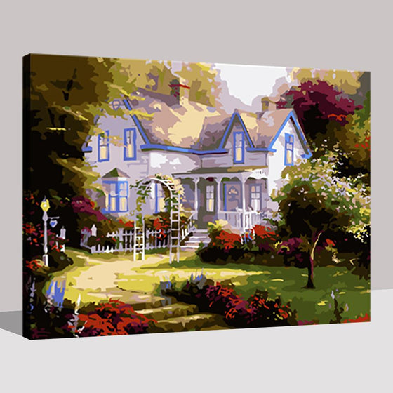 European Style Cottage Garden - DIY Painting by Numbers Kit
