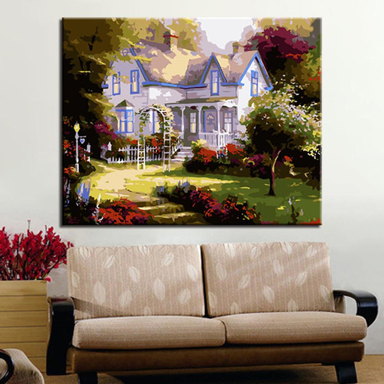 European Style Cottage Garden - DIY Painting by Numbers Kit