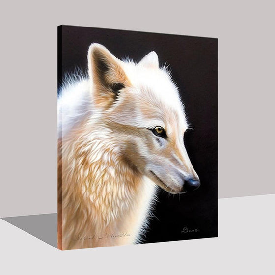 Unique Patterned Wolf - DIY Painting by Numbers Kit