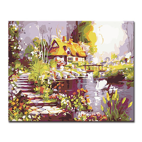 Dreamy Hut - DIY Painting by Numbers Kit
