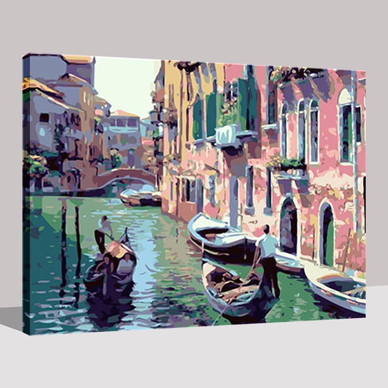 Venice Water Town - DIY Painting by Numbers Kit