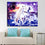 Two White Horses Waterfalls Moon - DIY Painting by Numbers Kit