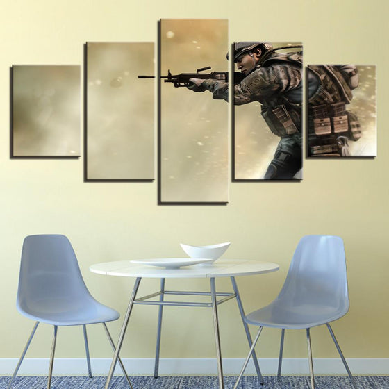 Soldier Canvas Wall Art