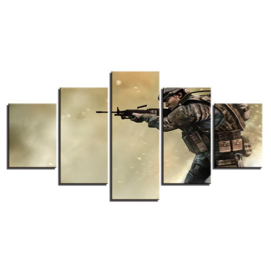Soldier Canvas Wall Art
