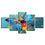 Colorful Butterfly Abstract Paintings Canvas Wall Art