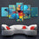 Colorful Butterfly Abstract Paintings Canvas Wall Art