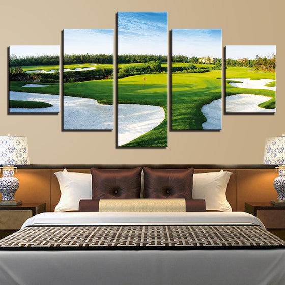 Golf Course Canvas Wall Art