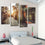 Street of Urban London Canvas Wall Art