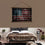 American Flag Solid Wood - Canvas Scroll Wall Art Bedroom