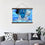 Blue Buddha - Canvas Scroll Wall Art Living Room