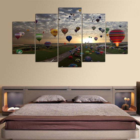 Hot Air Balloons Canvas Wall Art