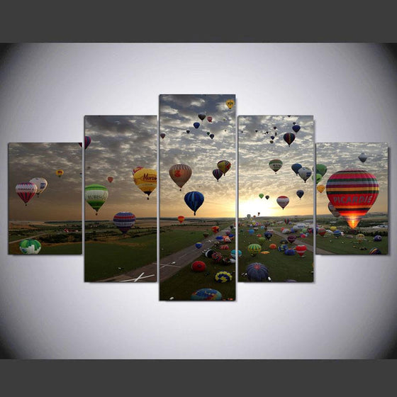 Hot Air Balloons Canvas Wall Art
