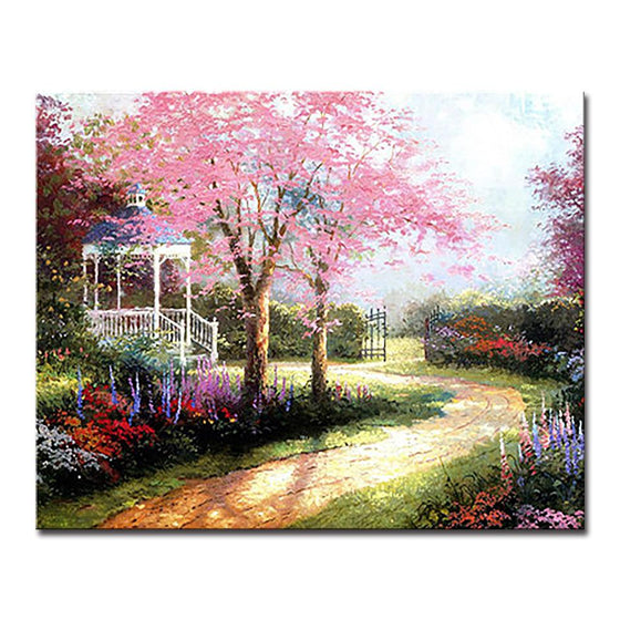 Beautiful Garden Dream Path - DIY Painting by Numbers Kit