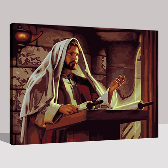 Jesus Preaching - DIY Painting by Numbers Kit