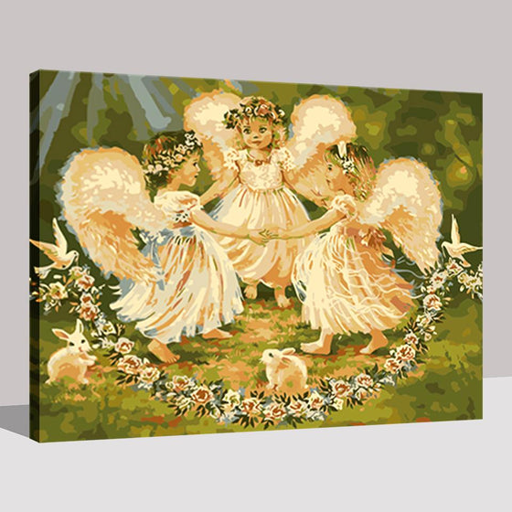 Jungle Fairies - DIY Painting by Numbers Kit