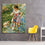 Little Girl And Cat Riding Bicycle - DIY Painting by Numbers Kit