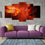 Phoenix Girl Canvas Wall Art