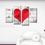 Red Heart Love Canvas Wall Art