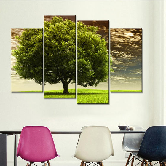 Huge Tree Landscape Canvas Wall Art