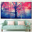 Red Maple Tree Canvas Wall Art