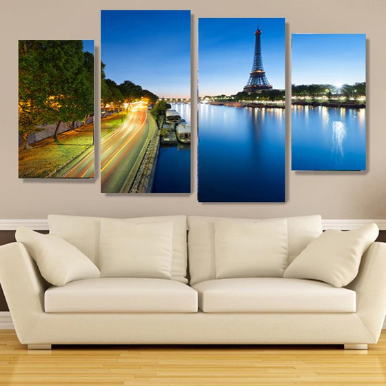 Eiffel Tower of France Canvas Wall Art