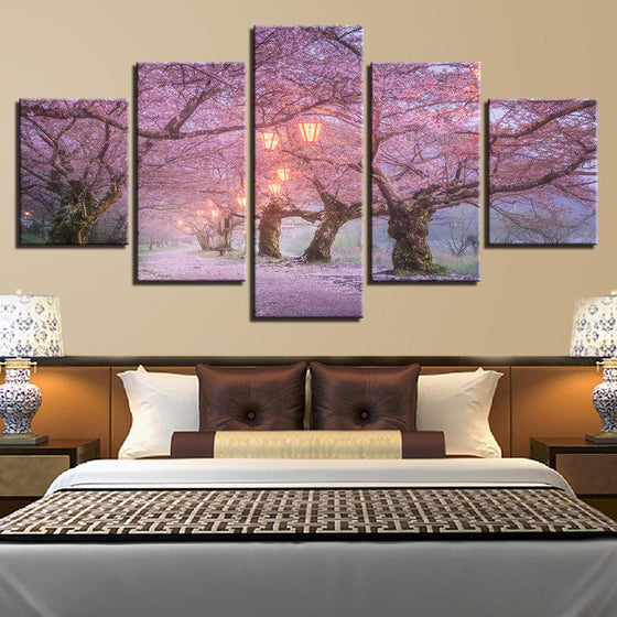 Cherry Blossom II Canvas Wall Art