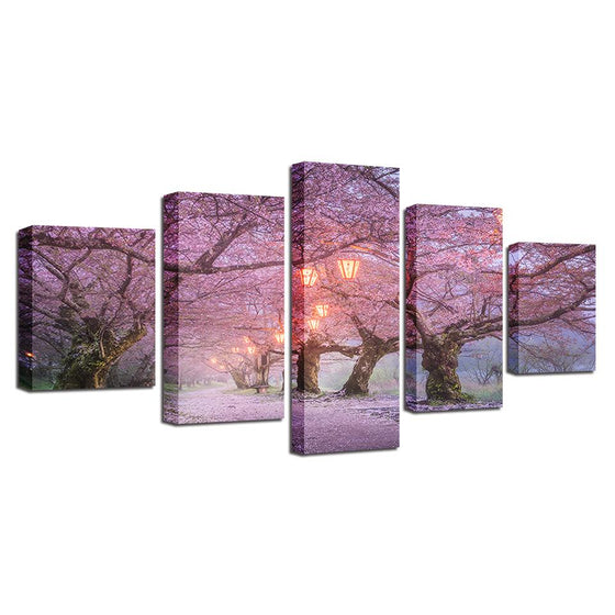 Cherry Blossom II Canvas Wall Art