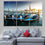 Sea Boat Landscape Canvas Wall Art
