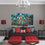 Forest Blue Sky Canvas Wall Art