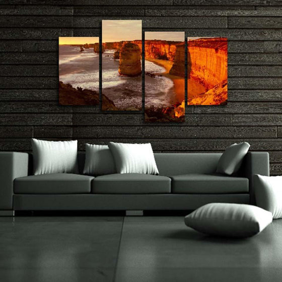 Natural Arch in the Sea Canvas Wall Art